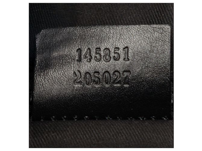 Borsa cintura Gucci GG Canvas nera Nero - vista 6