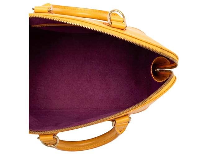 Borsa Louis Vuitton Epi Alma PM Gialla Giallo - vista 4