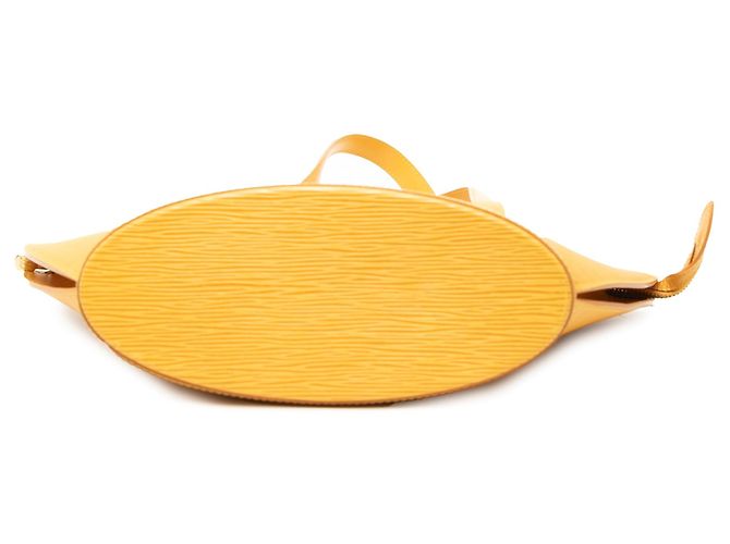 Borsa a tracolla Louis Vuitton Epi Saint Jacques PM gialla con tracolla lunga Giallo - vista 3