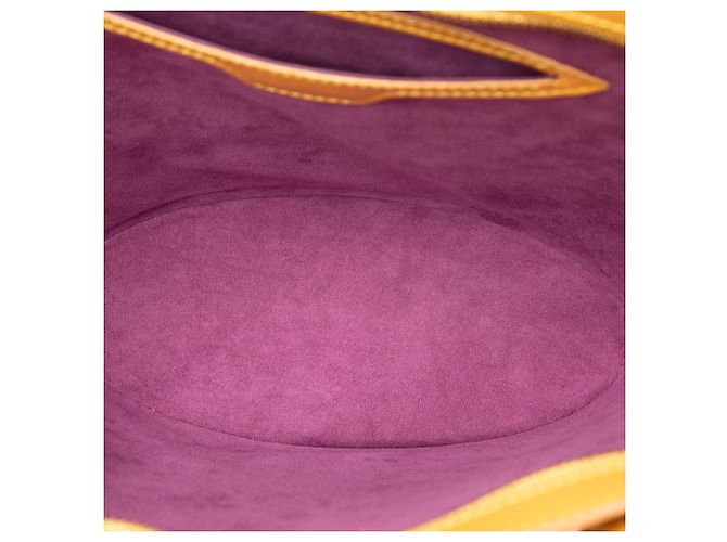 Borsa a tracolla Louis Vuitton Epi Saint Jacques PM gialla con tracolla lunga Giallo - vista 4