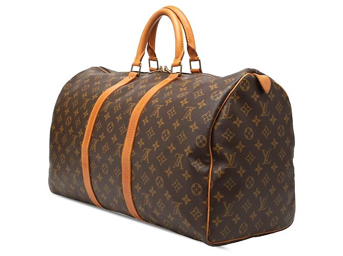 Louis Vuitton Monogram Keepall 50 Reisetasche Braun - Ansicht 2