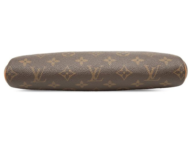 Borsa Satchel Louis Vuitton Monogram Eva Marrone - vista 3