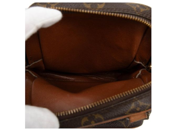 Borsa a tracolla Louis Vuitton Monogram Mini Amazone Marrone - vista 4