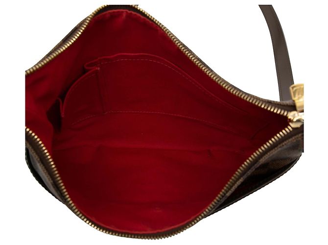 Borsa a tracolla Louis Vuitton Damier Ebene Bloomsbury PM Marrone - vista 4