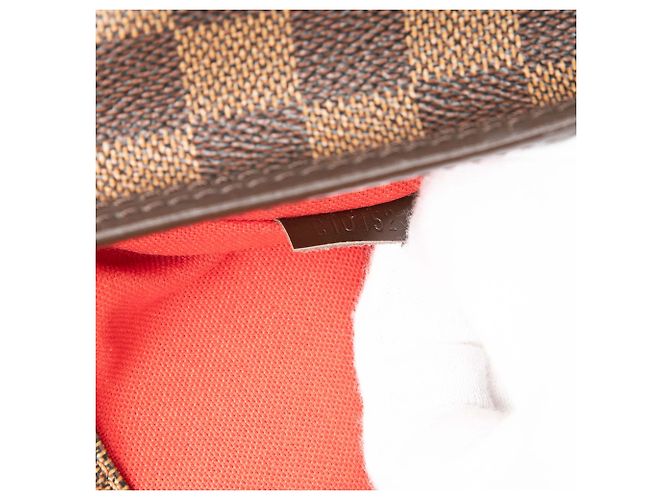 Borsa a tracolla Louis Vuitton Damier Ebene Bloomsbury PM Marrone - vista 6