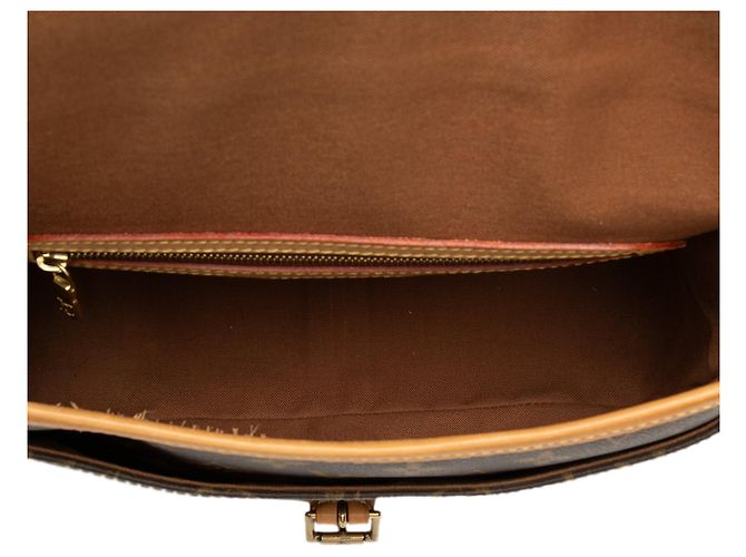 Borsa a tracolla Louis Vuitton Monogram Sologne Marrone - vista 4