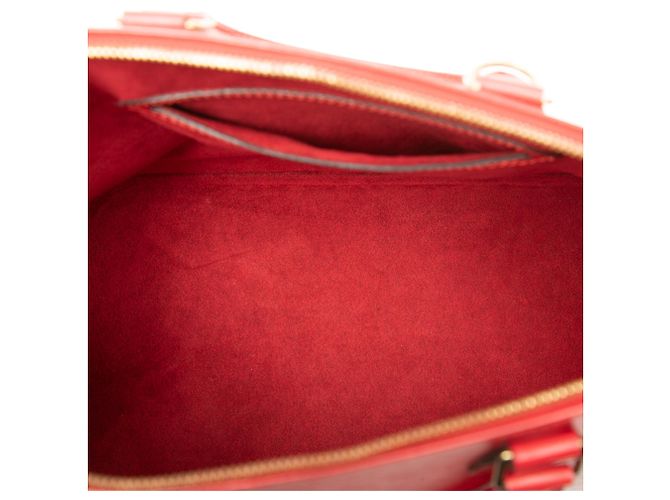 Borsa Louis Vuitton Epi Alma PM rossa Rosso - vista 4