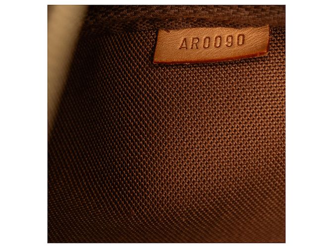 Borsa a tracolla Louis Vuitton Monogram Pochette Accessoires Marrone - vista 5
