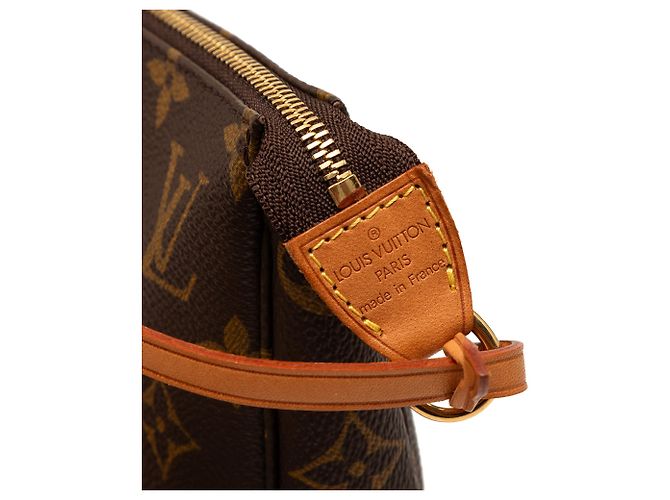 Borsa a tracolla Louis Vuitton Monogram Pochette Accessoires Marrone - vista 6