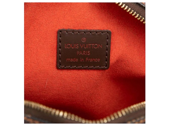 Borsa a tracolla Louis Vuitton Damier Ebene Ipanema Pochette Marrone - vista 5