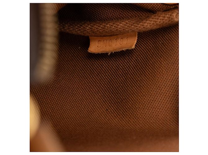 Borsa Satchel Louis Vuitton Monogram Eva Marrone - vista 6
