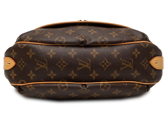 Twist Borsa a tracolla Louis Vuitton Monogram Tulum PM Marrone - vista 3