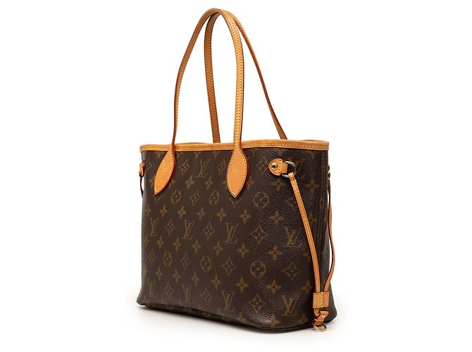 Borsa Tote Louis Vuitton Monogram Neverfull PM Marrone - vista 2