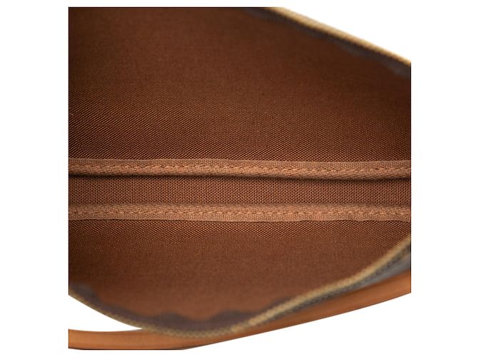 Borsa a tracolla Louis Vuitton Monogram Pochette Accessoires Marrone - vista 4