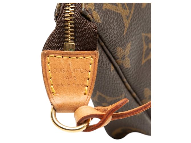 Borsa a tracolla Louis Vuitton Monogram Pochette Accessoires Marrone - vista 6