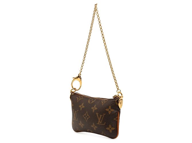 Borsa a tracolla Louis Vuitton Monogram Pochette Milla PM Marrone - vista 2