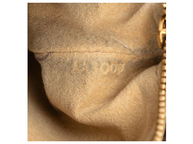 Borsa a tracolla Louis Vuitton Monogram Pochette Milla PM Marrone - vista 6