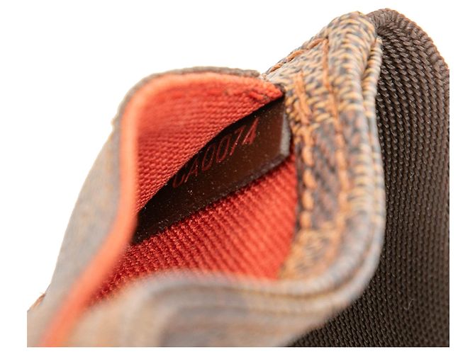 Borsa a tracolla Louis Vuitton Damier Ebene Geronimos Marrone - vista 6