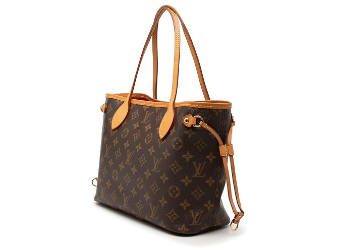 Borsa Tote Louis Vuitton Monogram Neverfull PM Marrone - vista 2