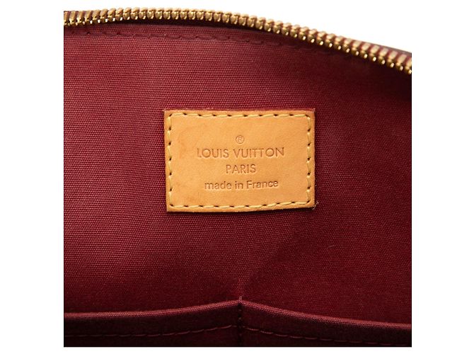 Borsa a mano Louis Vuitton Monogram Vernis Alma PM rossa Rosso - vista 5