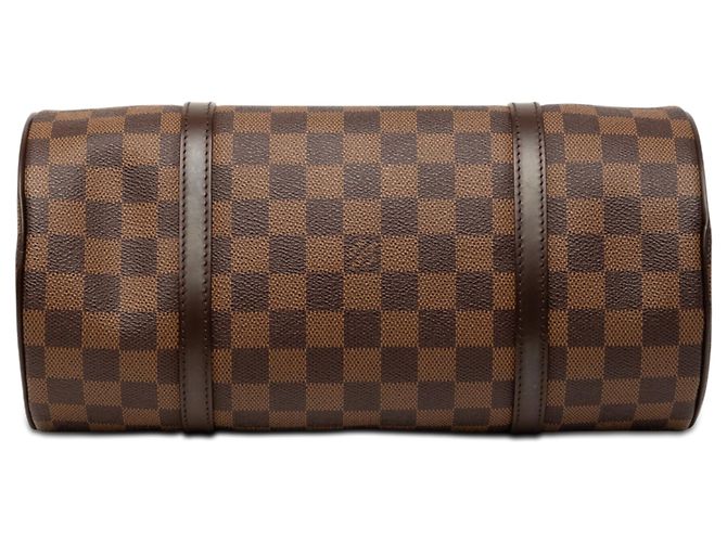 Borsa a mano Louis Vuitton Damier Ebene Papillon 30 Marrone - vista 3