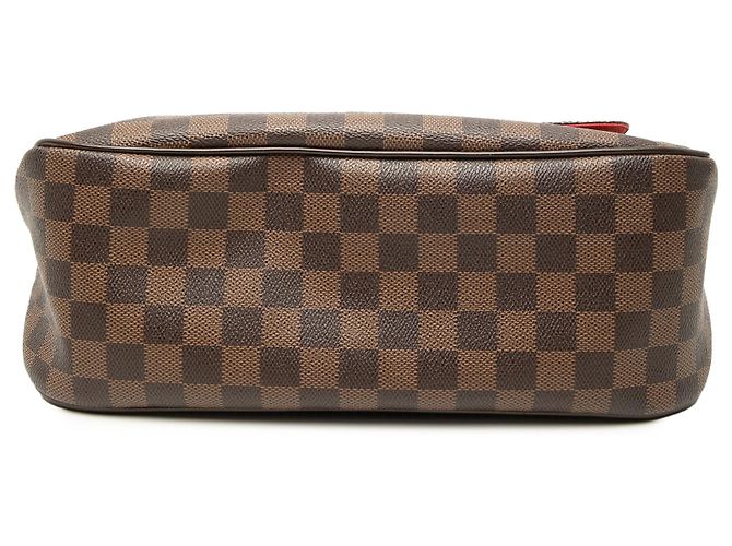 Borsa a tracolla Louis Vuitton Damiere Ebene Besace Rosebery Marrone - vista 3