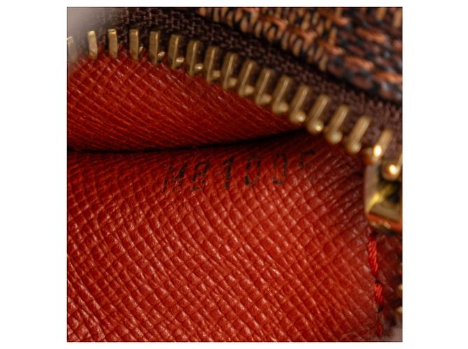 Louis Vuitton Papillon 30 Handtasche Damier Ebene Braun - Ansicht 6
