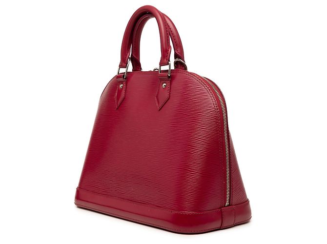 Borsa Louis Vuitton Epi Alma PM rossa Rosso - vista 2