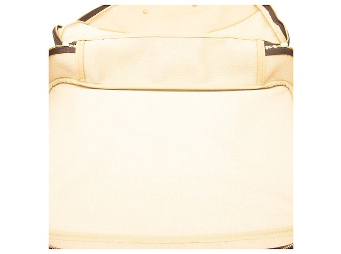 Borsa da viaggio Louis Vuitton Monogram Alize 24 Heures Marrone - vista 7