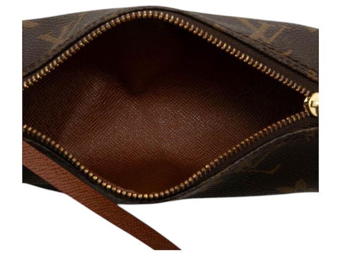 Borsa a mano Louis Vuitton Monogram Papillon Pochette Marrone - vista 4