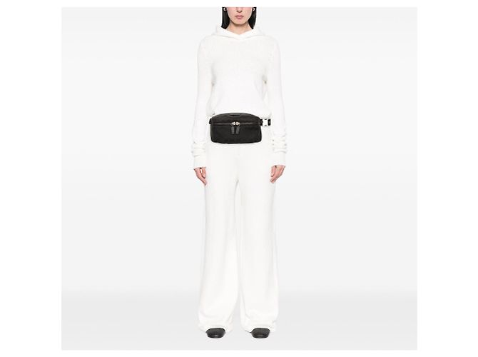 Borsetta cintura Gucci GG in nylon nero con banda Web - vista 7