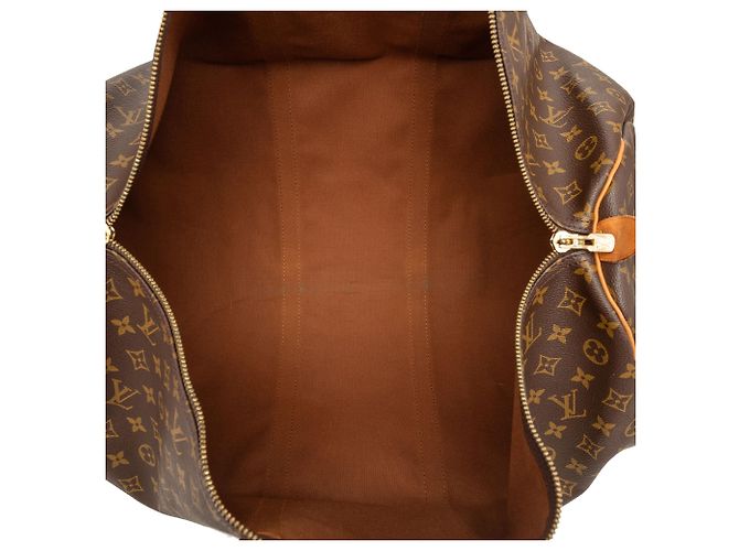 Borsa da viaggio Louis Vuitton Monogram Keepall 60 Marrone - vista 4