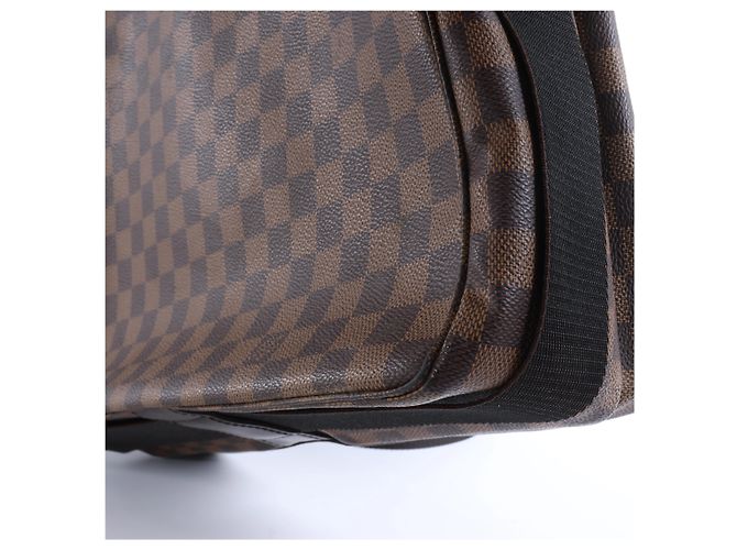 Borsa a tracolla Louis Vuitton Damier Broadway in marrone Rosso - vista 10