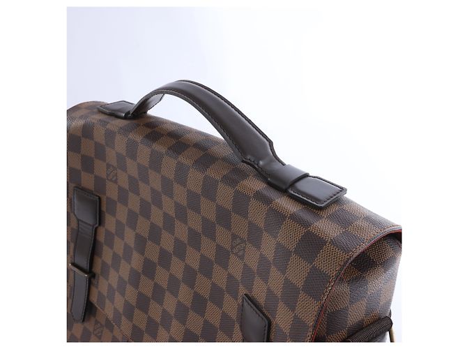 Borsa a tracolla Louis Vuitton Damier Broadway in marrone Rosso - vista 3