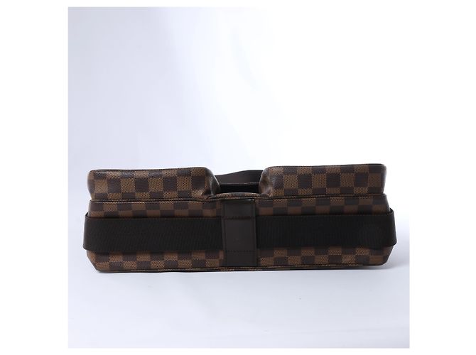 Borsa a tracolla Louis Vuitton Damier Broadway in marrone Rosso - vista 7