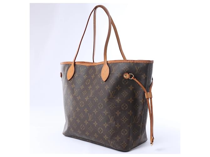 Borsa a spalla Louis Vuitton Monogram Neverfull MM in marrone Beige - vista 2