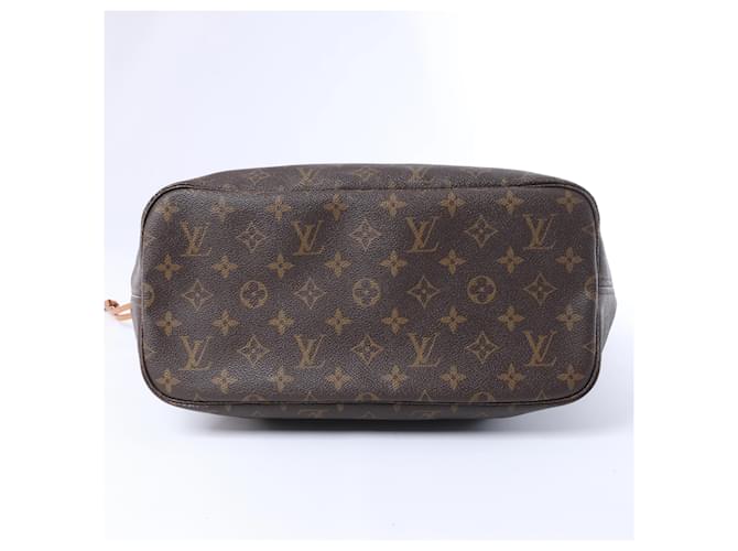 Borsa a spalla Louis Vuitton Monogram Neverfull MM in marrone Beige - vista 7