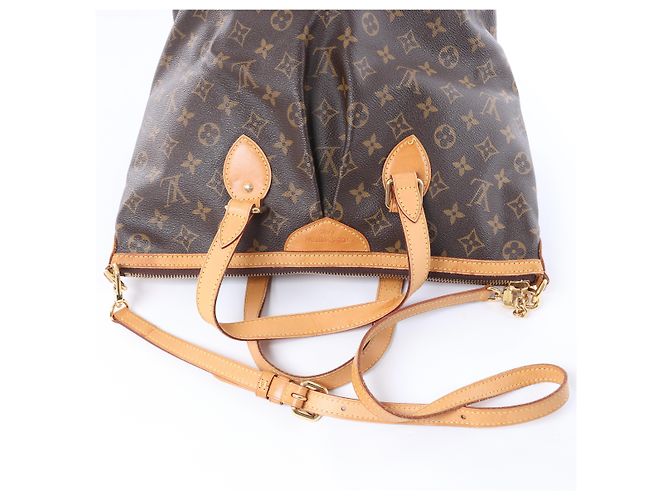 Borsa Louis Vuitton Palermo Monogram PM in marrone - vista 11