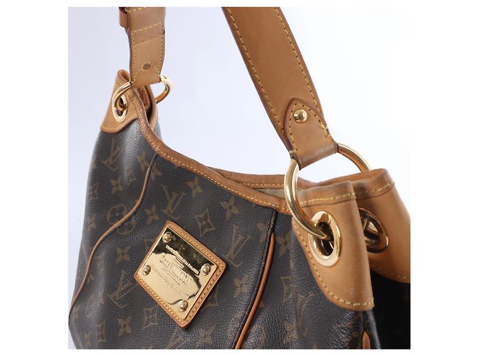 Borsa a tracolla Louis Vuitton Monogram Galliera PM in marrone - vista 3
