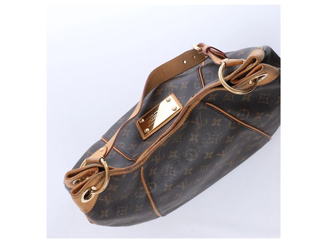 Borsa a tracolla Louis Vuitton Monogram Galliera PM in marrone - vista 7