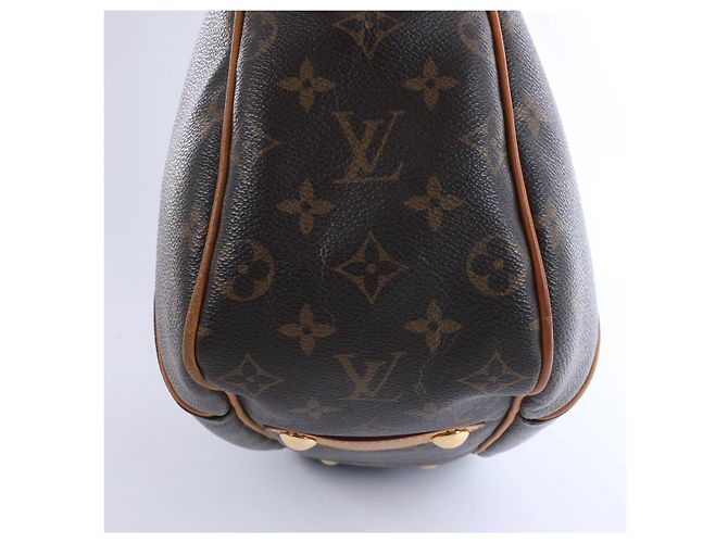 Borsa a tracolla Louis Vuitton Monogram Galliera PM in marrone - vista 9