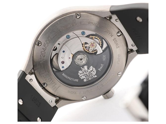 Piaget Polo FortyFive 1032140 SS×TI SS & Rubber AT Watch with Skeleton dial G0A35010 - vista 12