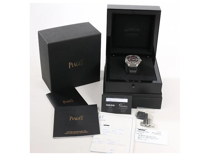Piaget Polo FortyFive 1032140 SS×TI SS & Rubber AT Watch with Skeleton dial G0A35010 - vista 14