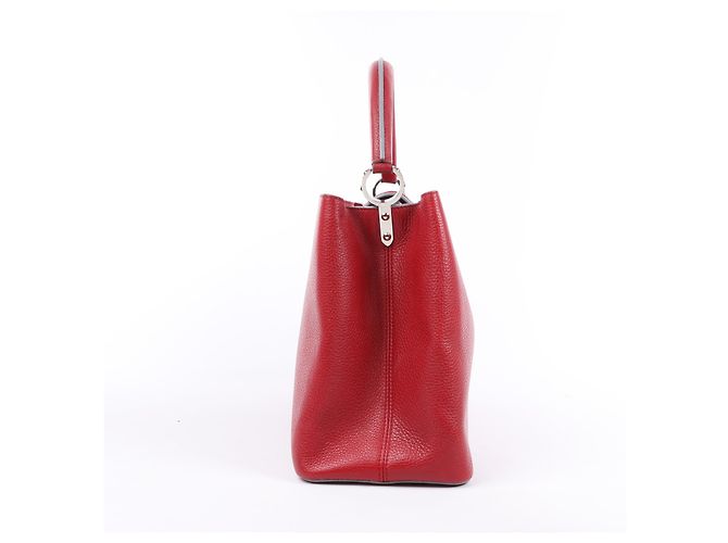 Borsa Louis Vuitton Parnassea Capucines GM in rosso M48871 Beige - vista 3