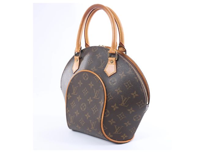 Borsa Louis Vuitton Ellipse Monogram PM in marrone - vista 2