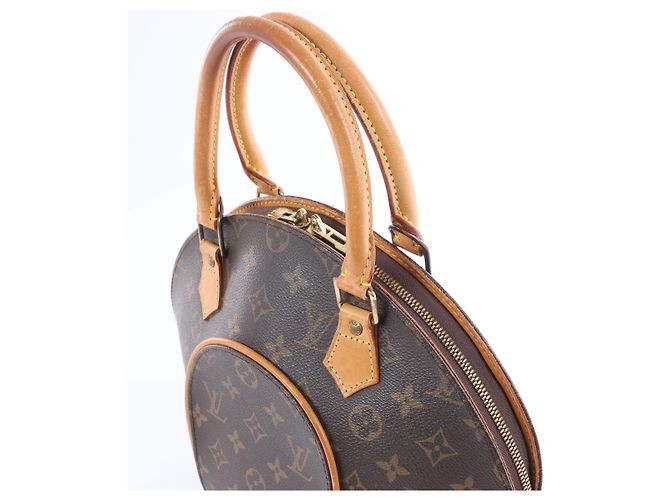 Borsa Louis Vuitton Ellipse Monogram PM in marrone - vista 3