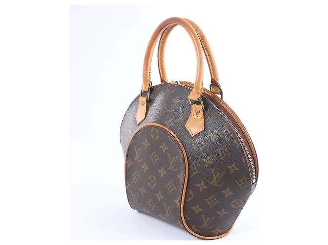 Borsa Louis Vuitton Ellipse Monogram PM in marrone - vista 4