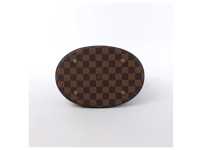 Louis Vuitton Malle Damier Ebene Shoulder Bag in Brown N42240 Rosso - vista 5