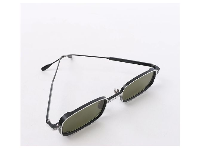 Autre Marque Gafas de sol Capote AC222 en Green x Silver Verde - vista 10
