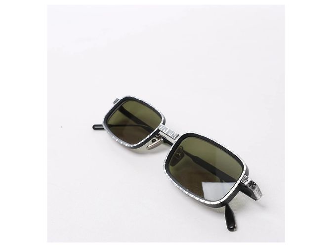 Autre Marque Gafas de sol Capote AC222 en Green x Silver Verde - vista 11